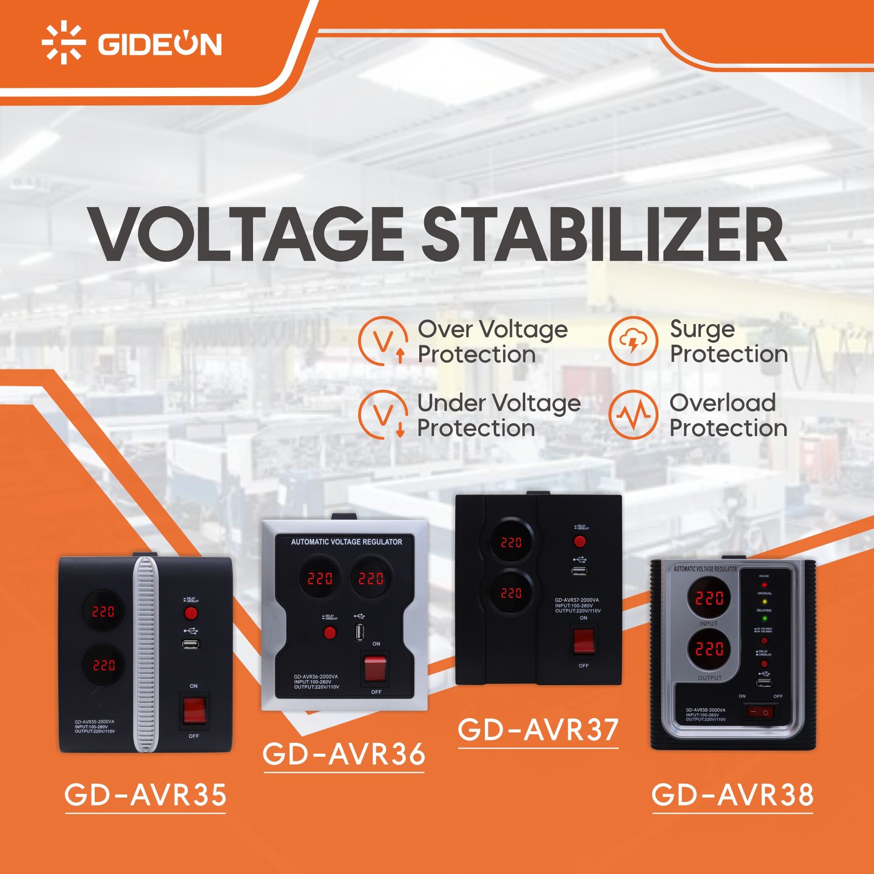 Gideon rölesi ile cihazlarınızı koruyun - voltaj stabilizatörleri yazın!