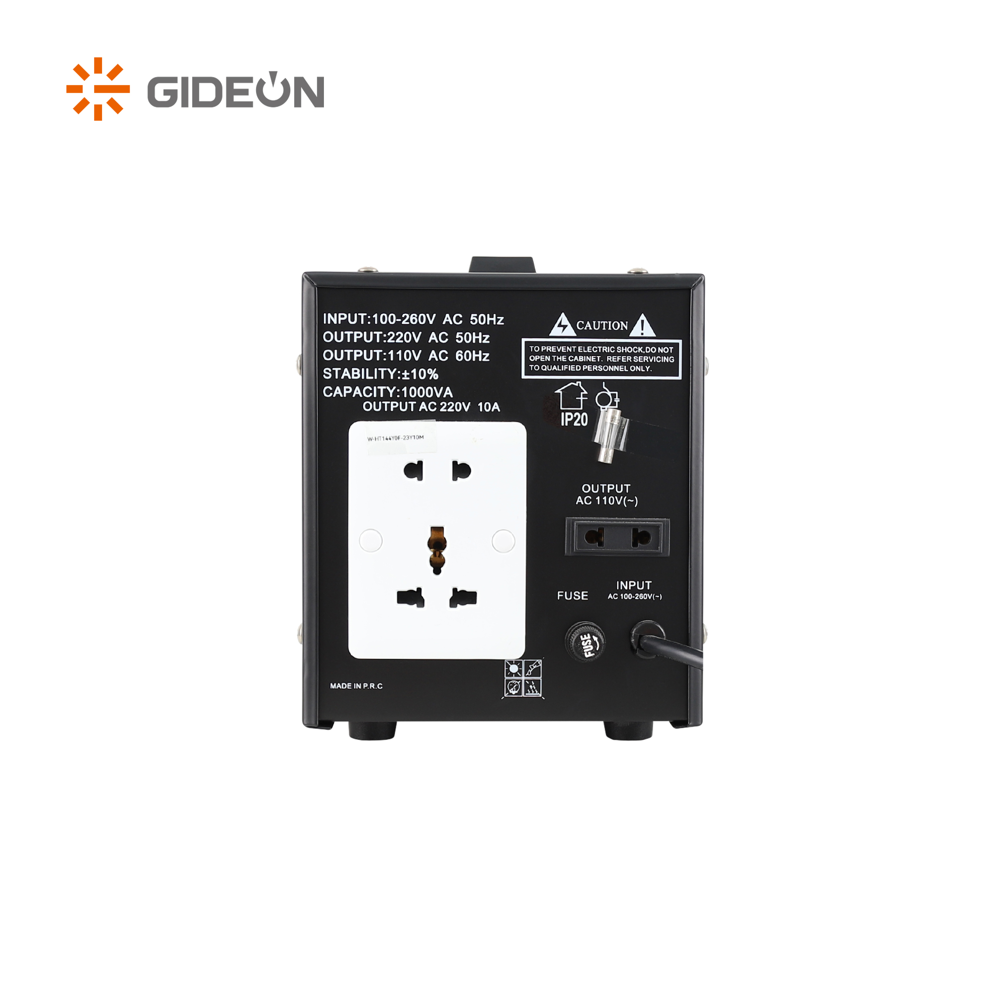 GD-AVR26 500VA-5000VA Ev cihazı için ayarlanabilir gecikme işlevine sahip dijital voltaj dengeleyicisi