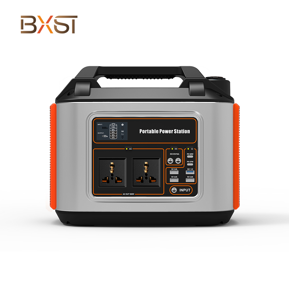 BX-SS011-500W Açık Acil Güneş Pil Taşınabilir Güç Bankası İstasyonu