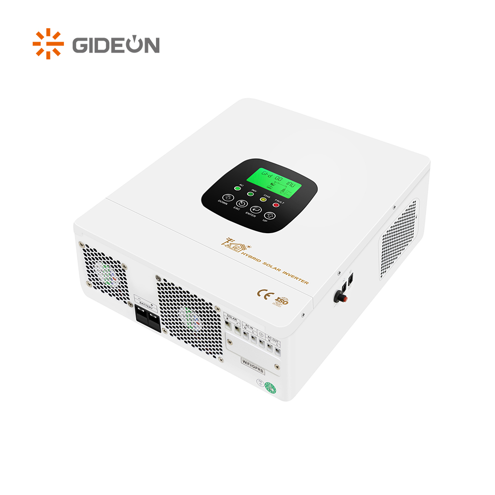 GD-IT038 3300W-12300W Kapalı Izgara Hibrit Saf Sinüs Dalga İnverter RS485 BMS İletişim