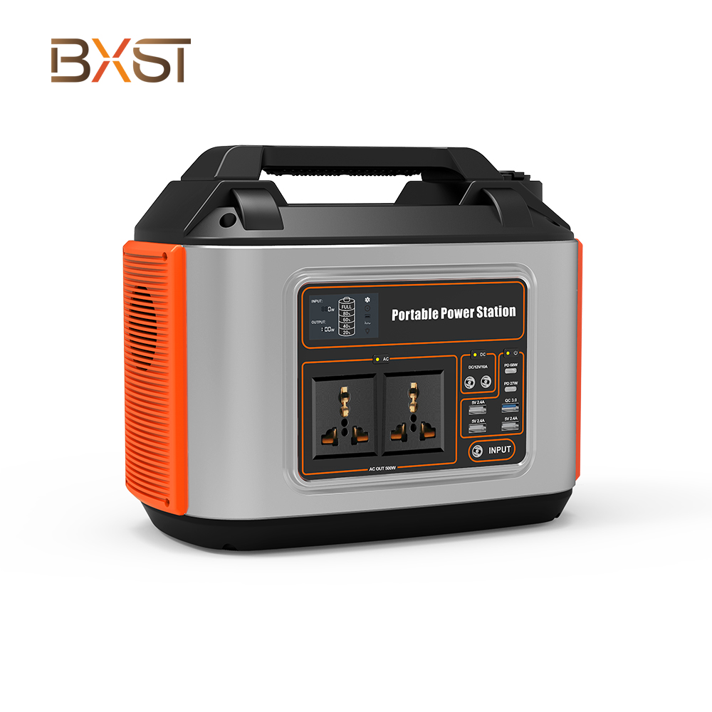 BX-SS011-500W Açık Acil Güneş Pil Taşınabilir Güç Bankası İstasyonu