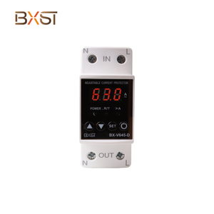 BXST AC220V 40/63A Voltaj/Alt/Alt/Mevcut Protector DIN RAY