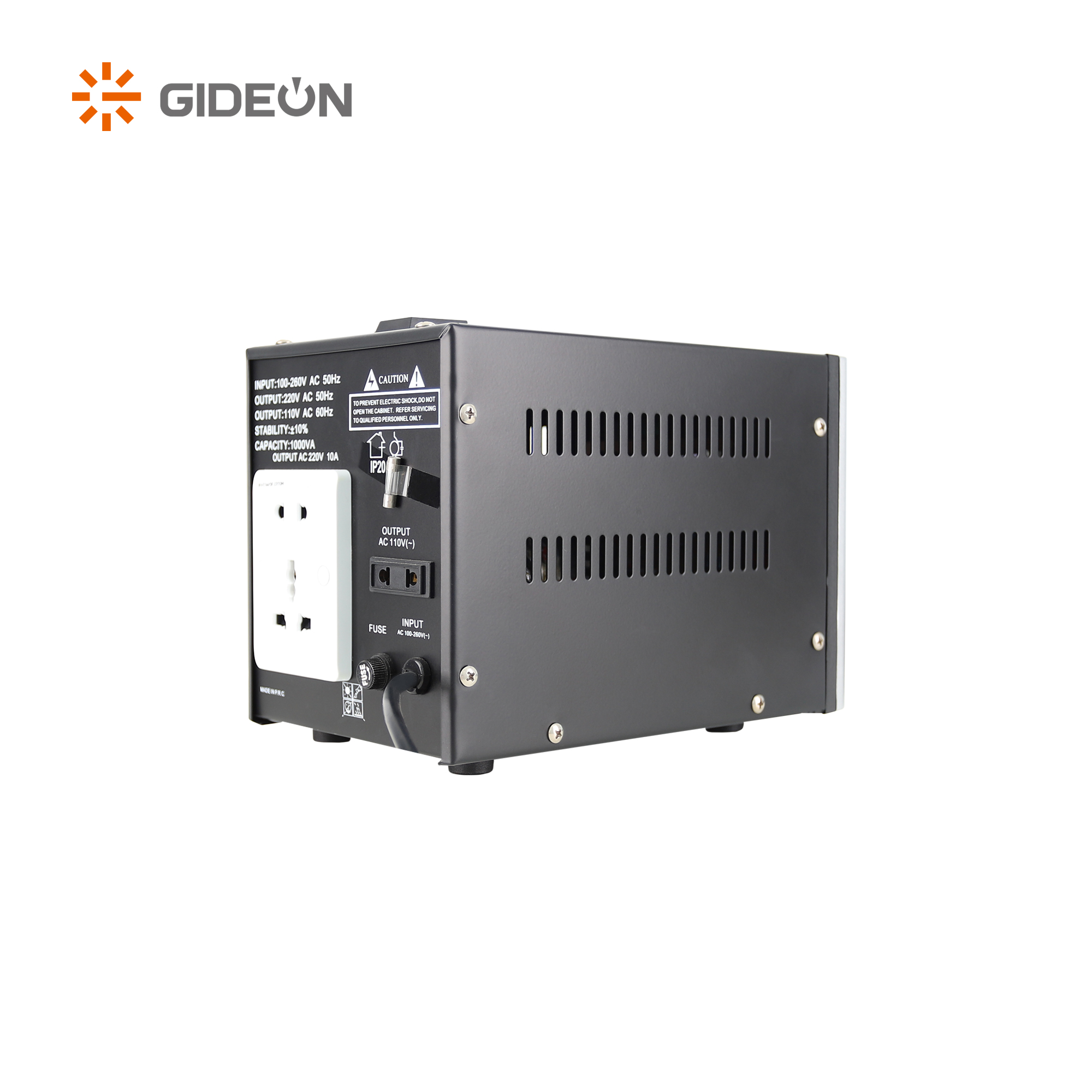 GD-AVR26 500VA-5000VA Ev cihazı için ayarlanabilir gecikme işlevine sahip dijital voltaj dengeleyicisi